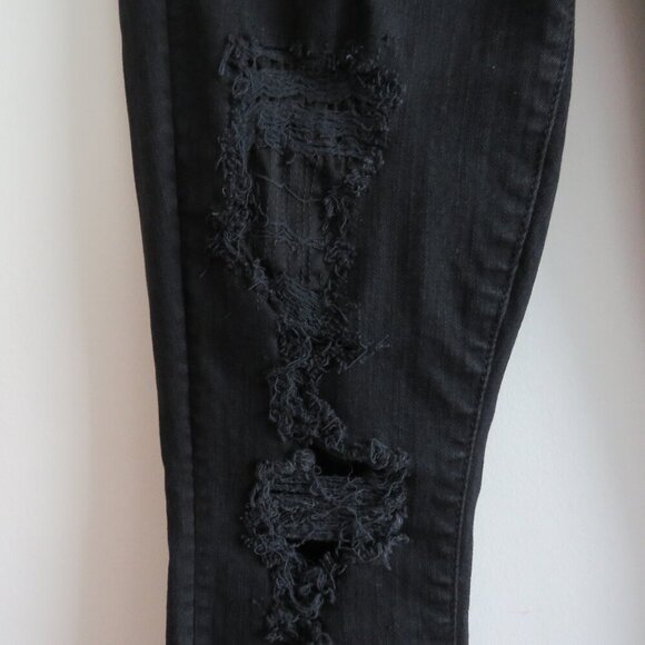 MOTHER Looker Ankle Fray Jeans in Guilty as Sin - Size 24 - Picture 6 of 14
